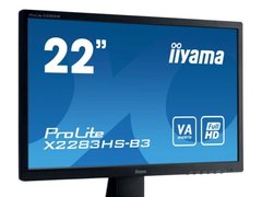Monitoare LED Iiyama ProLite XB2283HS-B3, 21.5 inci Full HD, Panel VA